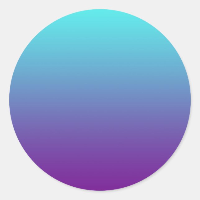 Adesivo Gradiente de Fundo Simples Turquesa Azul Roxo (Frente)