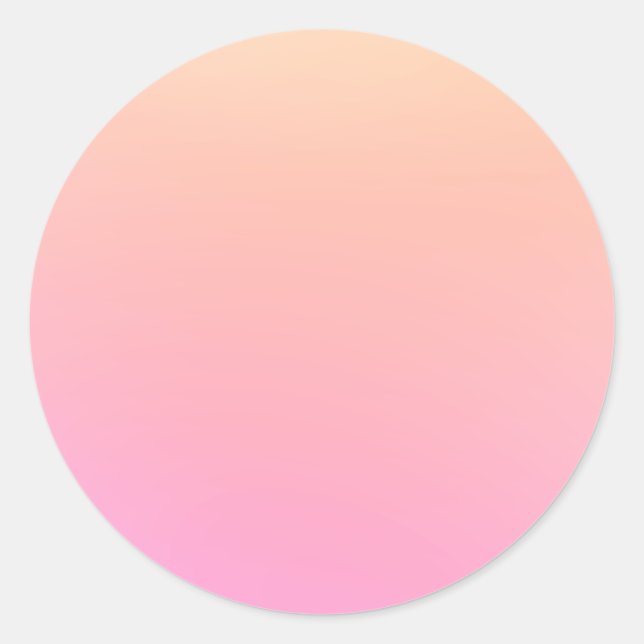 Adesivo Gradiente de pêssego e rosa (Frente)