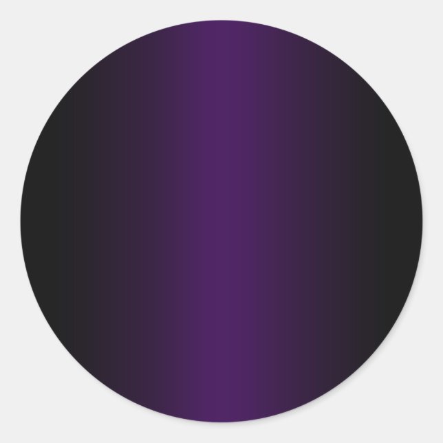 Adesivo Gradiente Preto e Roxo Escuro em Branco (Frente)