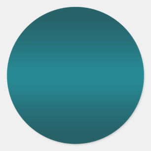 Adesivo Gradiente Turquesa Escuro em Branco