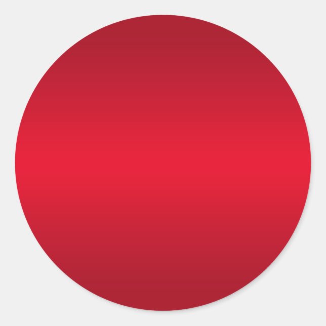Adesivo Gradiente Vermelho Intenso em Branco (Frente)