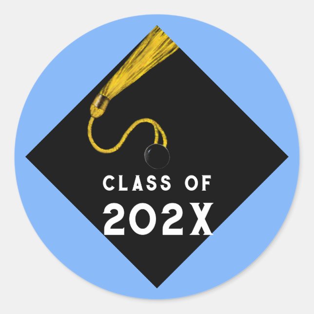 Adesivo Graduação 2023 Azul Claro (Frente)