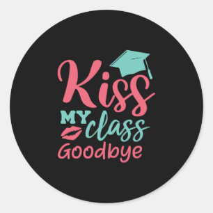 Adesivo Graduação Beijo à minha classe Adeus