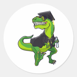 Adesivo Graduação Cl De 2025 Graduação Funny Dinosaur T-re