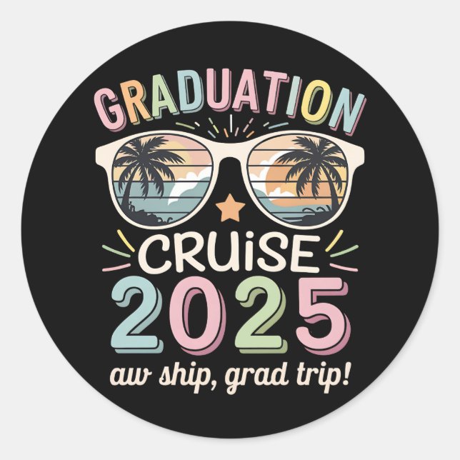 Adesivo Graduação Cruise 2025 Formando Cruising Squad (Frente)