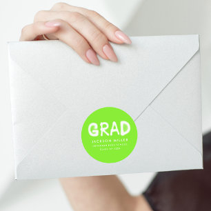 Adesivo Graduação da Pintura de Verde limão