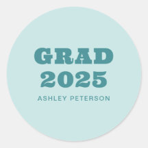 Graduação da Tipografia do Teal Teal Retro Moderno