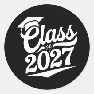 Adesivo Graduação da Turma de 2027 Graduado