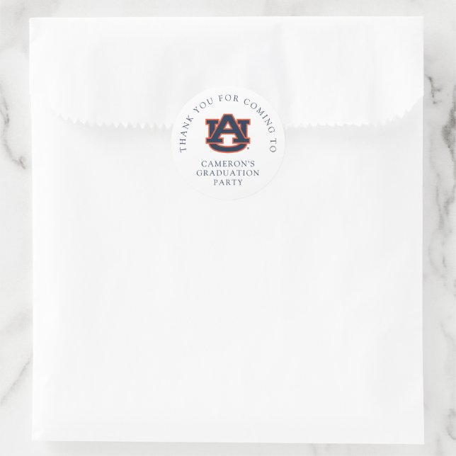 Adesivo Graduação da Universidade Auburn | Auburn Tigers (Bolsa)