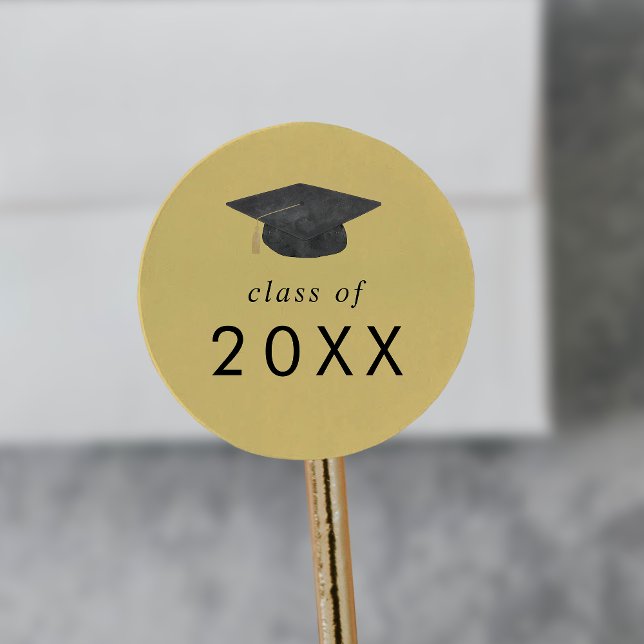 Adesivo Graduação de ano de classe de Boné de Formando ama (Criador carregado)