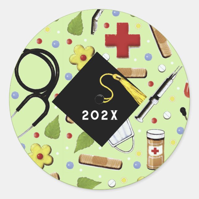 Adesivo Graduação de Enfermeiros (Frente)