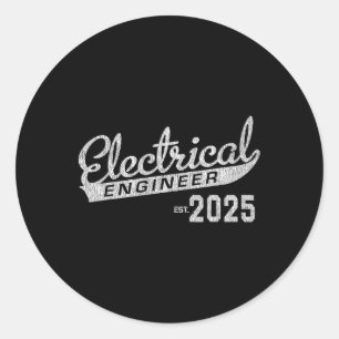 Adesivo Graduação de Engenheiros Elétricos 2025