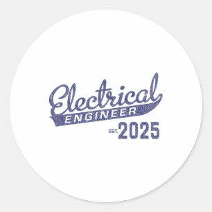 Adesivo Graduação de Engenheiros Elétricos 2025 1