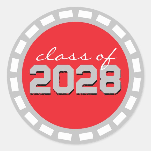 Adesivo Graduação de Faixa de Filme Vermelho e Cinza Prata (Frente)