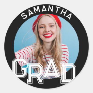Adesivo Graduação de Fotografias de Formando Simples Moder