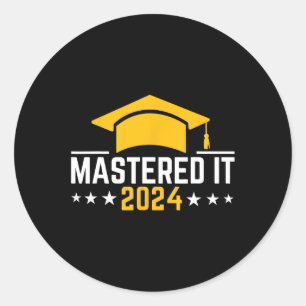 Adesivo Graduação De Graus Mastered It 2024