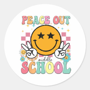 Adesivo Graduação De Groovy No Ensino Médio No Dia Passado