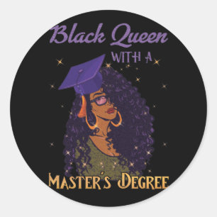 Adesivo Graduação de Mestrados da Rainha Negra
