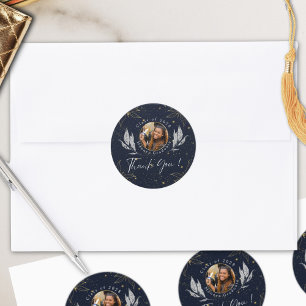 Adesivo Graduação de Parabéns Dourados Elegante