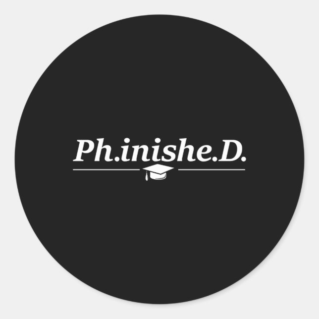 Adesivo Graduação de Pós-Doutorado Fino (Frente)