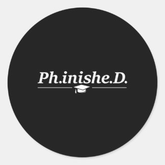 Adesivo Graduação de Pós-Doutorado Fino
