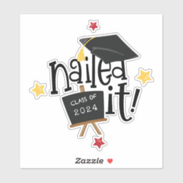 Adesivo Graduação do Boné de Texto Funky para Ti Nails 202