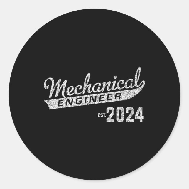 Adesivo Graduação do engenheiro 2024 (Frente)