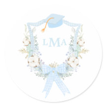 Graduação em Monograma de Gingham Meridional