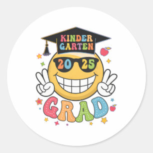 Adesivo Graduação Feliz Do Formando Groovy Kindergarten Cl