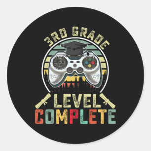 Adesivo Graduação Graduada 3º Grau Gamer Completo Nível Gr