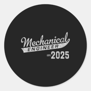 Adesivo Graduação Mecânica dos Engenheiros 2025