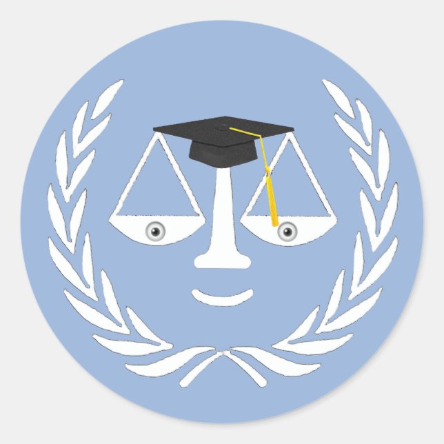 Adesivo Graduação na Faculdade de Direito (Frente)