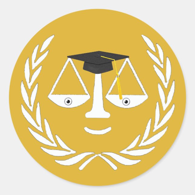 Adesivo Graduação na Faculdade de Direito (Frente)