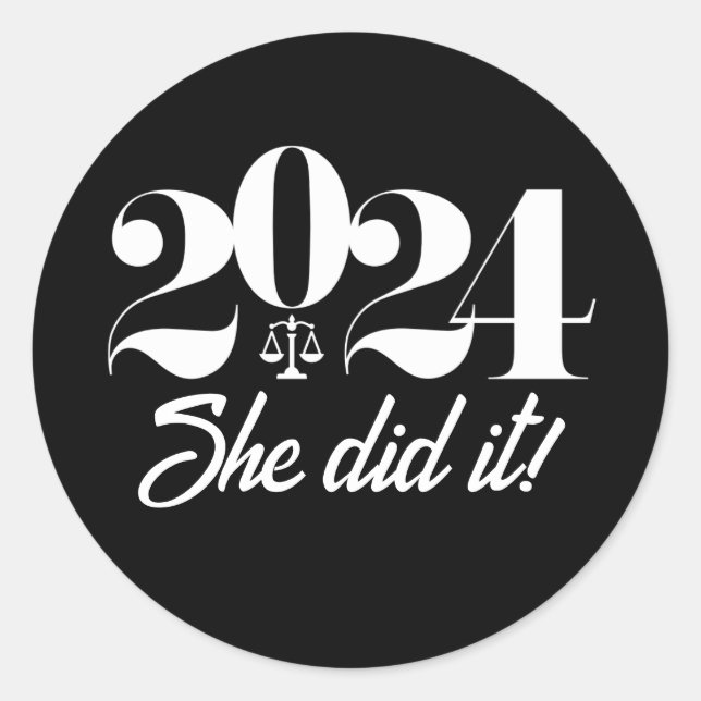 Adesivo Graduação na Faculdade de Direito (Frente)