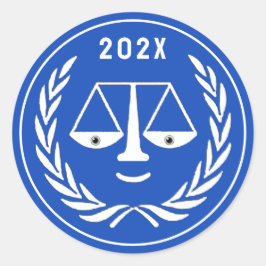 Adesivo Graduação na Faculdade de Direito 2024