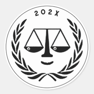 Adesivo Graduação na Faculdade de Direito do Advogado