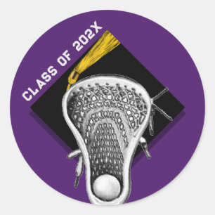 Adesivo Graduação noturna de Mais velho de Lacrosse