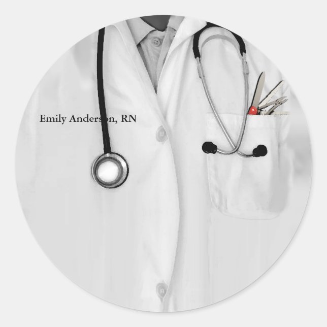 Adesivo Graduação Personalizada de Enfermeiros (Frente)