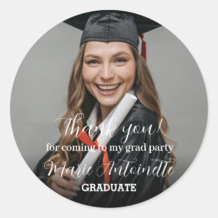 Adesivo Graduação Personalizada de Obrigado
