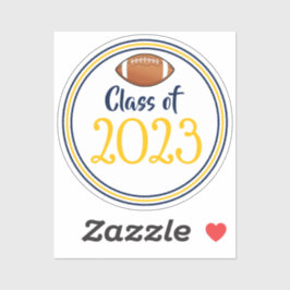 Adesivo Graduação por Ano de marinho e Dourado