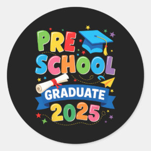 Adesivo Graduação pré-escolar 2025 Crianças pré-k Formando