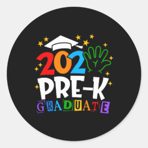 Adesivo Graduação Pré-k Do Formando 2025 Da Pré-Escola Cl 