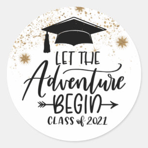 Adesivo Graduação Que A Aventura Comece Na Classe De 202