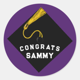 Adesivo Graduação Roxa