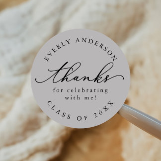 Adesivo Graduação Simples de Script Moderno