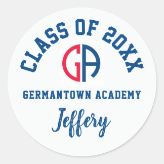 Adesivo Graduação Stickers Germantown Academy, Personaliza