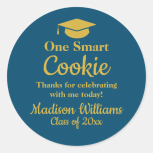 Adesivo Graduação Um Biscoito Inteligente Para Formando Fa