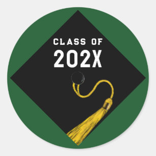 Adesivo graduação verde 2021