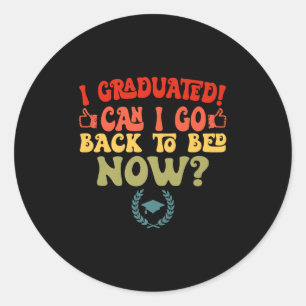 Adesivo Graduação Vintage Eu Me Formei Posso Voltar