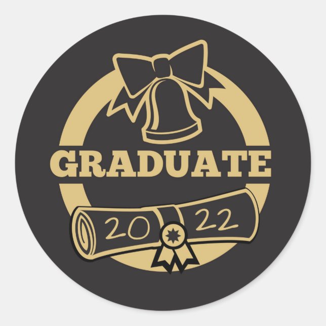 Adesivo Graduado de 2022 (Frente)